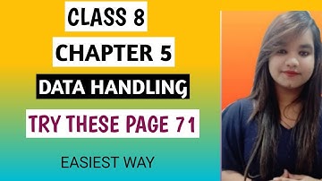 Try These Page 71 - Data Handling - Chapter 5 -Class 8 Maths NCERT ||
