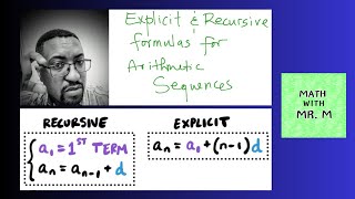 Explicit and Recursive Forms for Arithmetic Sequences