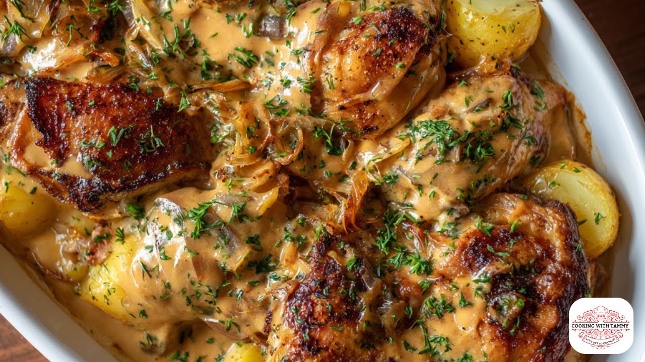 Smothered Chicken & Potatoes | Old-School Comfort Food - YouTube