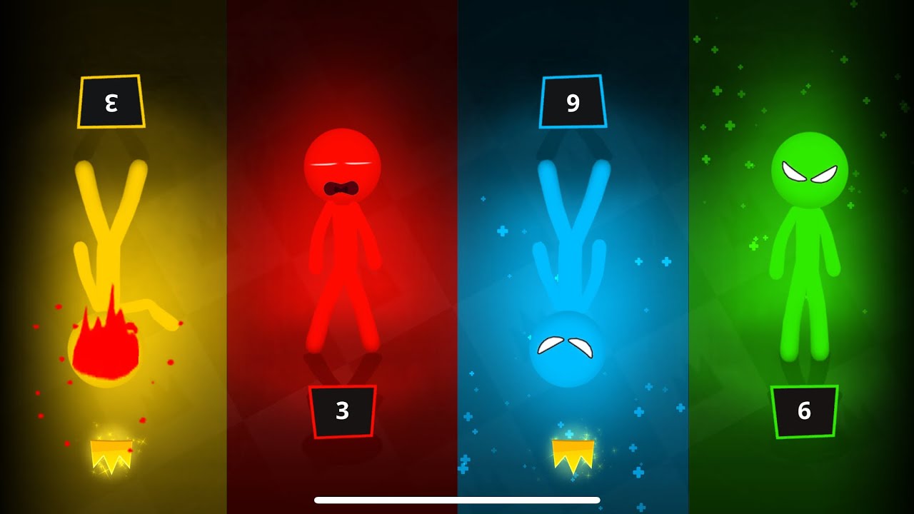 Stickman Party 1 2 3 4 Player - NEW MINIGAMES Tournament Mode 2026 ...