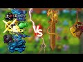 MiniBoss Sword Zombie VS Ultimate Plants! |PVZ fusion