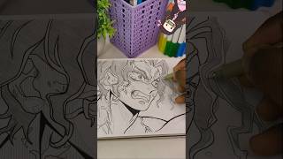 Drawing Muzan kibutsuji ( Demon slayer ) #drawing #anime #animedrawing