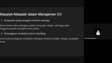 Manajemen Perangkat Input/Output (Sistem Operasi)
