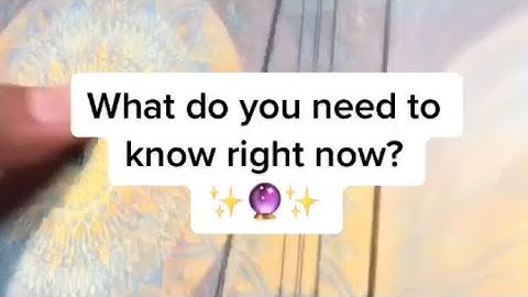 WHAT DO YOU NEED TO KNOW?🔮 YOUR DAILY ORACLE READING!