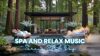 💙 Modern Forest Cabin Spa & Relax Music | 3 Hours Woodland Calm Ambience | Serene SPA Day 🌿