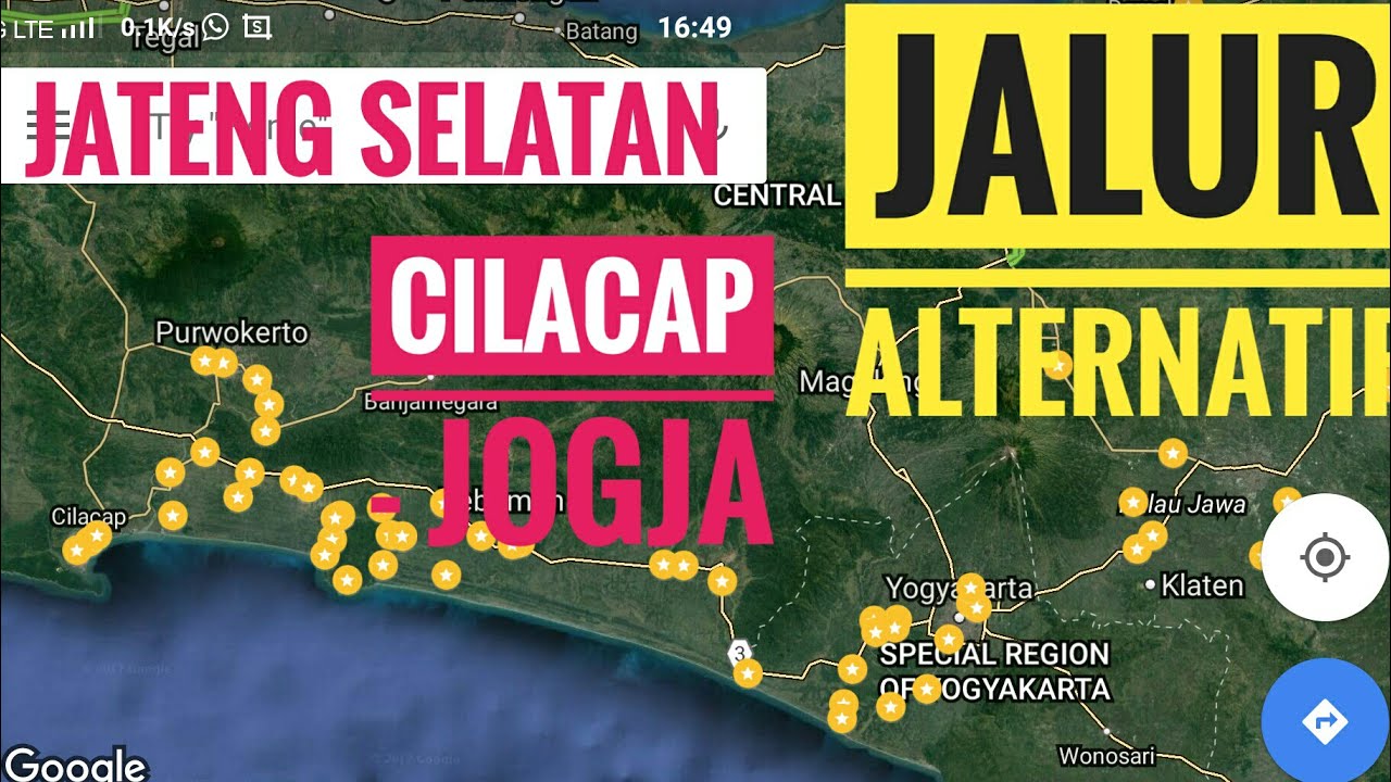Jalur Alternatif Cilacap Jogja Melalui Pantai Ayah Karang Bolong Menuju Congot Jogjakarta