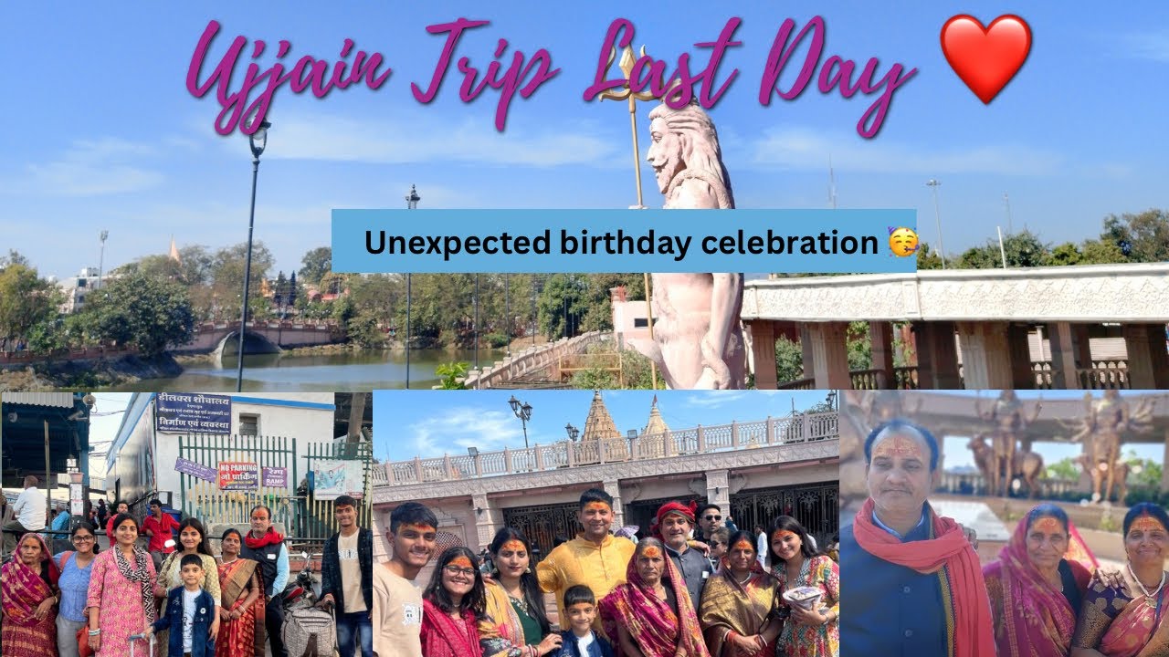 Unexpected Birthday Celebration In Train | Ujjain Trip Last Day || @Kajal_jha16 || 