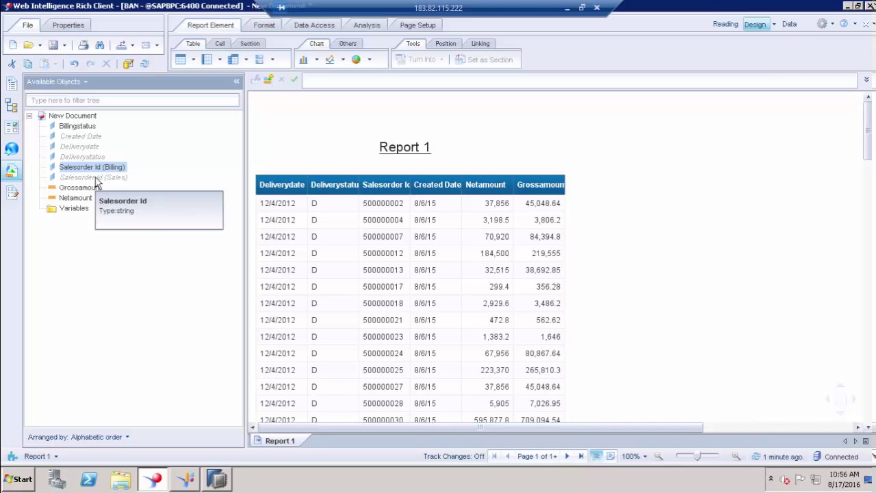 How To Merge Two Webi Reports