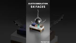 Minecraft Steve vs Cloth Simulation in Blender