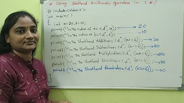 C-Language||Class-35|| Assignment Operators in C ||Both in Telugu and English||Telugu Scit Tutorials