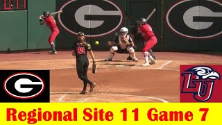 Liberty vs #11 Georgia Softball Highlights, 2024 NCAA Regional Site 11 Game 7