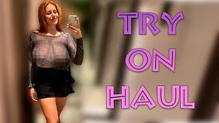 [4K] Exploring See through Fashion with Katy | Transparent Haul 2024