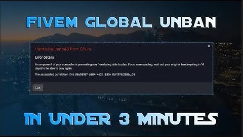 FIVEM UNBAN METHOD | SPOOFER FIVEM ( GLOBAL | CFX | SERVER ) 2023 ( GUARANTEED 100%) 22 nov 2023