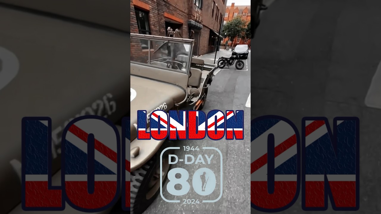 WWII Jeep at D-Day 80 London | 6-Second Sneak Peek | Tanks4Hire 
