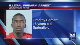 Springfield PD: Man arrested after gun found in fanny pack