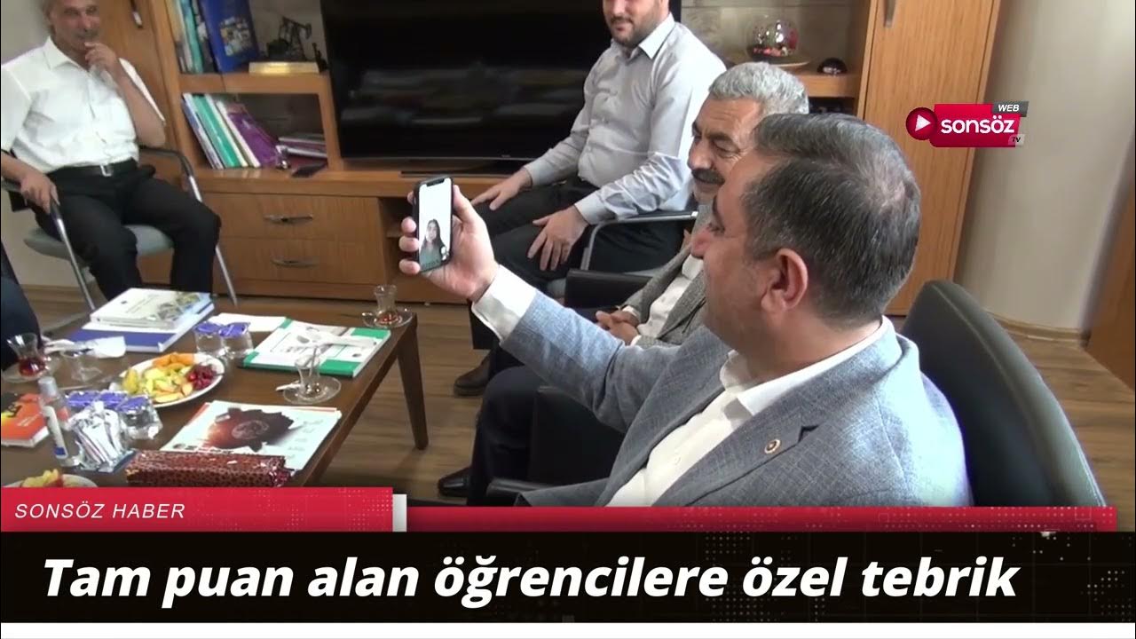 Tam puan alan öğrencilere özel tebrik