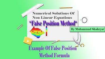 False Position Method Example || Regula Falsi Method In Urdu/Hindi (Easy Way)