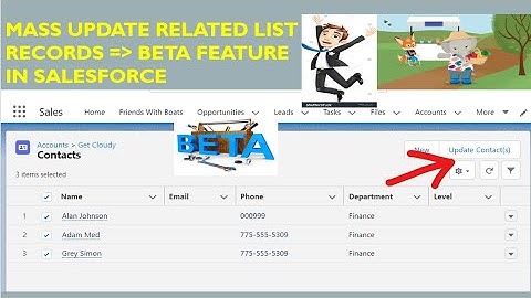 Leverage the power of Quick Action beta feature to mass update related list records.