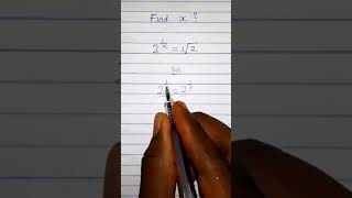 What Is X? Exponential Equation Olympiad Maths