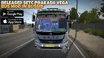 SETC Prakash Vega Bus Mod In Bus Simulator Indonesia - Bussid Bus Mod - Bussid Car Mod - Bussid