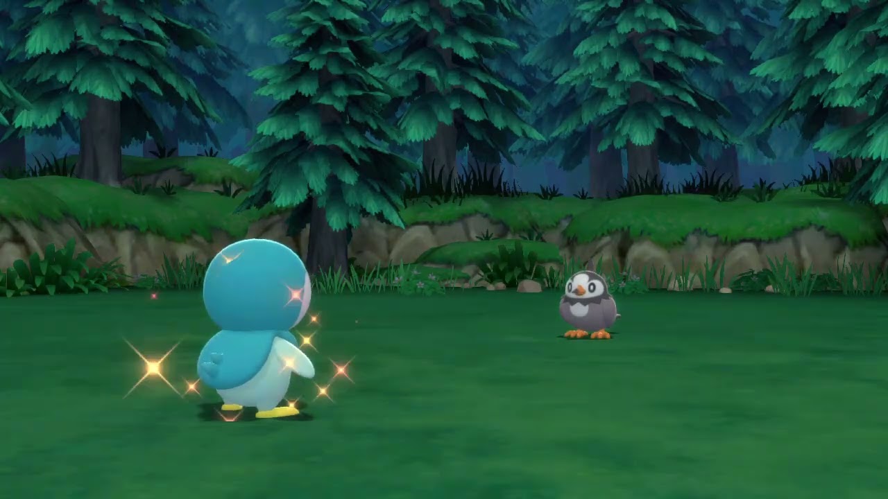13,343 FINALLY - BDSP Shiny Piplup after 1000+ hours and 4 Shiny Starly