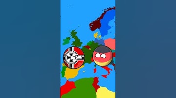 Conquest of wolf (part 17) #countryballs #mapping #shorts