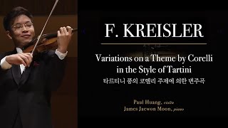 F. KREISLER _ Variations on a Theme by Corelli in the Style of Tartini