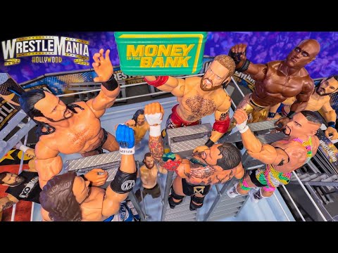 Money in the Bank Action Figure Ladder Match! WrestleMania Hollywood
