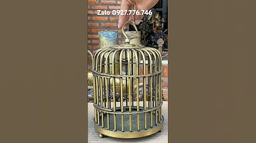 Lồng chim bằng đồng #đồđồngnguyễnnghi #đồđồngxưa #phongthuy #trendingshorts #đồcổ