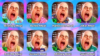 Mr Meat All New Mods || Barbie Mr Meat | Joker Mr Meat | Mr Meat Squid Game Mod | Granny Mod