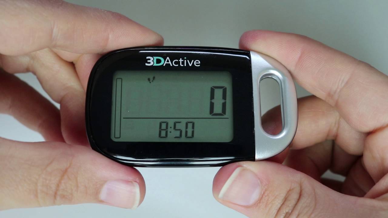 How to Operate the 3DActive 3D Pedometer Activity Tracker (A440P) YouTube