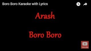 #arash #buroburo #boroboro Buro Buro  Arash  Karaoke with Lyrics Resimi