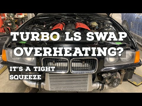 TURBO LS SWAP OVERHEATING? I THINK I FOUND OUT WHY: BUDGET BMW E36 TURBO LS SWAP EP- 28