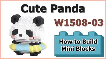 How to Build Mini Blocks Panda W1508-03 Review Instructions Specifications