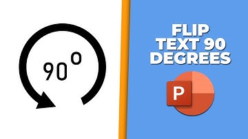 How to flip text 90 degrees in PowerPoint