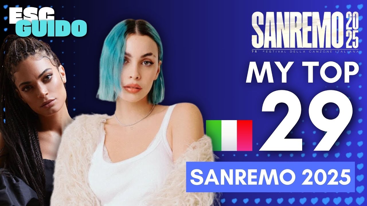 🇮🇹 Sanremo 2025 | My Top 29 | Eurovision 2025