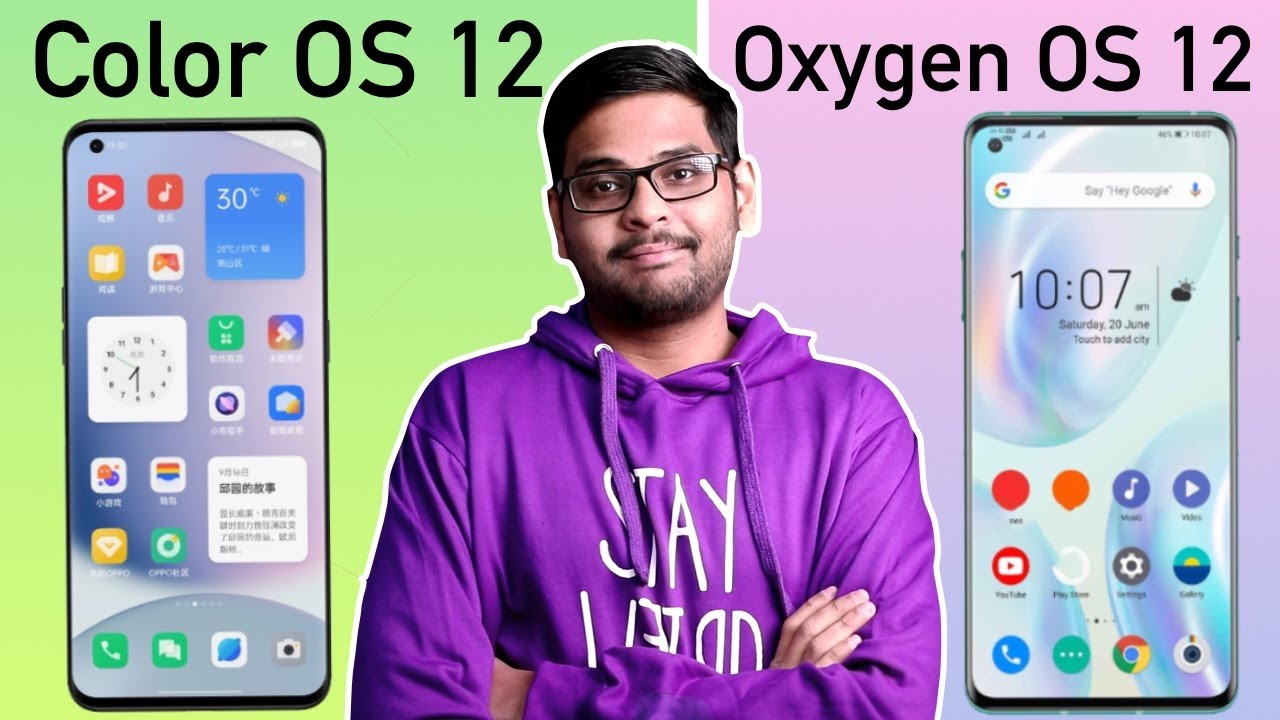 Same 12. Color os vs Oxygen os. Color os Oxygen os.