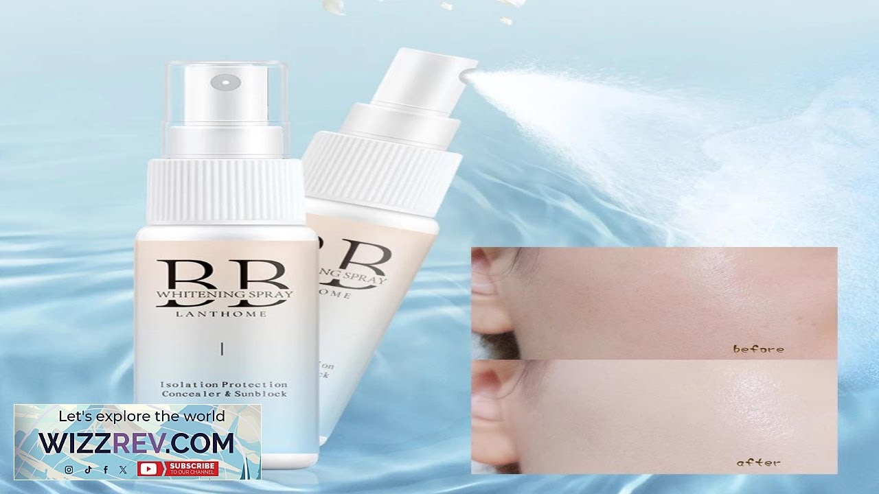 BB Whitening Spray Skin Brightening Moisturizing BB Cream Face Foundation Nourishing Skin