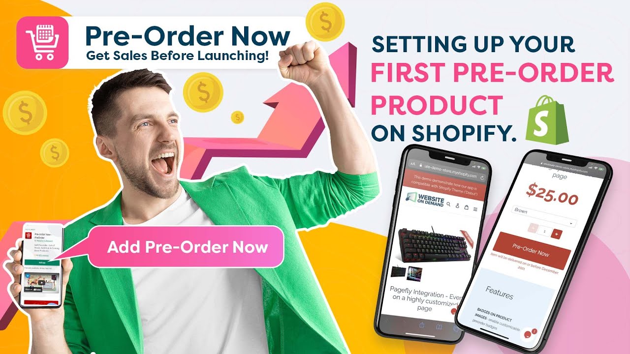 Shopify preorder app + back in stock & coming soon