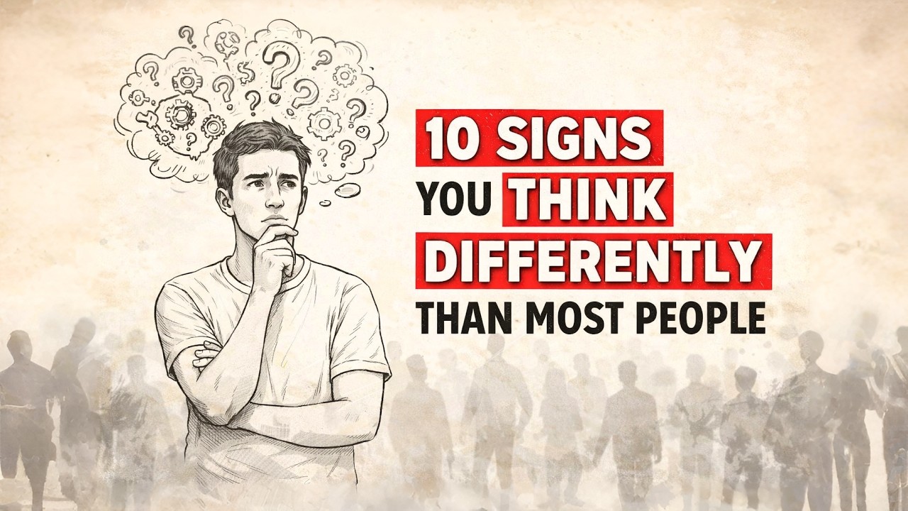 10 Signs You Think Differently Than Most People - YouTube