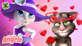 ❤️ O Amor Está No Ar ❤️ Momentos Românticos Engraçados Do Talking Tom (Coletânea De Curtas Animados)