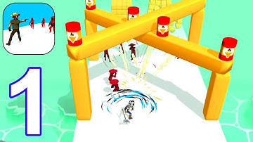 Crowd Master 3D - Gameplay Walkthrough Part 1 All Levels 1-9 (Android, iOS)