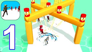 Crowd Master 3D - Gameplay Walkthrough Part 1 All Levels 1-9 (Android, iOS) screenshot 3