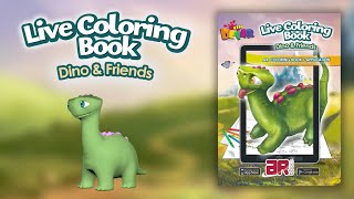 Dino and Friends:  Augmented Reality Coloring Book + App screenshot 2