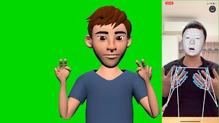 iPhone/Android 3D face and body tracking, map to Blender or any other 3D software model. screenshot 3