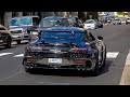 SUPERCARS in MONACO 2021 -47- (2xAMG GT Black Series, 599 GTO, DBS Superleggera, 812GTS, EVO Spyder)