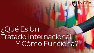 ¿Cuál es la finalidad de un tratado internacional?