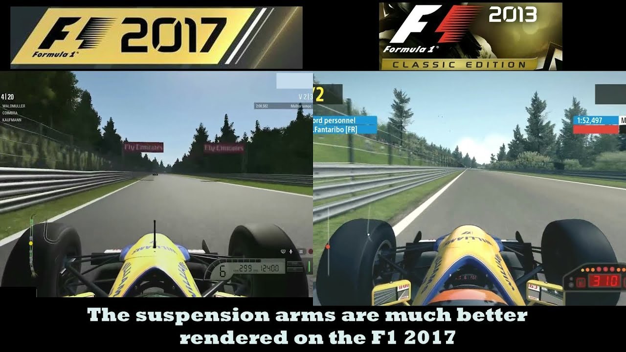 F1 2017 - F1 2013 Classic Edition -The evolution on Codemasters ' games ...