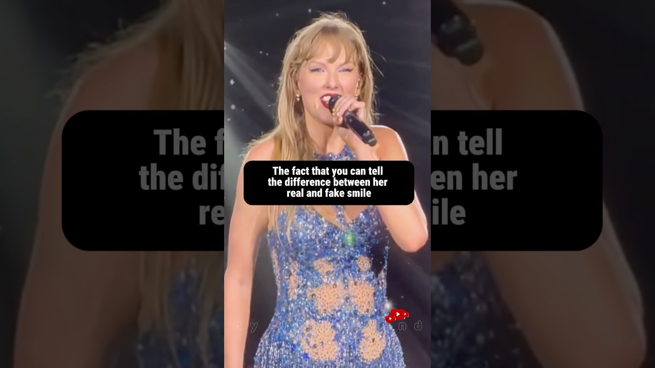 Watch Swifties can tell the difference of Taylor Swift’s real and fake smile… #taylorswift on YouTube Watch Swifties can tell the difference of Taylor Swift’s real and fake smile… #taylorswift on YouTube