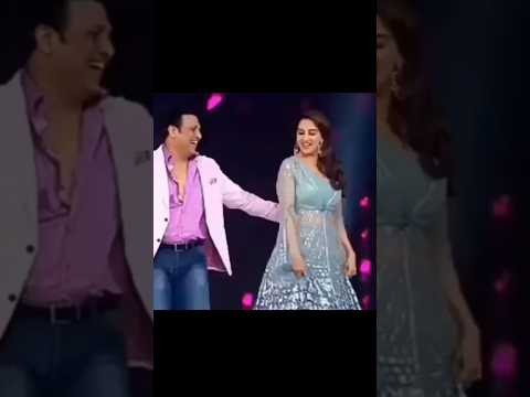 Madhuri Dixit With Govinda Performing Mere Pyar Ka Ras Jara Chakhna Shots Ytshorts